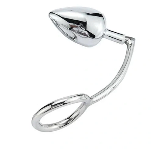 Ring Steel Stainless Cock Hook 4663 Set with DiscreetChoice Anal 0109